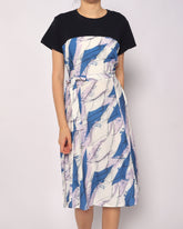 Brushstroke T-Shirt Dress