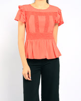 Eyelet Princess Sleeved Top