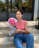 Ruched Front Crop Top