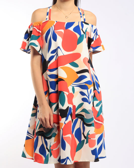Sunflare Crossback Dress, women's dress - Ferlicious Singapore