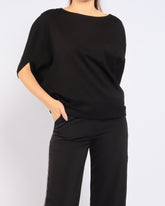 Smooth Cotton Batwing Top