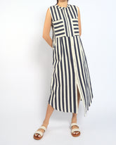 Stripes Button Down Maxi