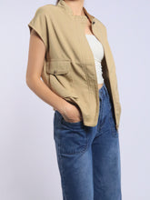 Utility Cargo Vest - Beige