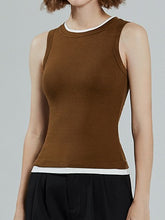 Contrast Trim Bra Tank Top - Ferlicious Singapore (view 2)