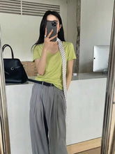 Lyocell Scoop Neck Tee