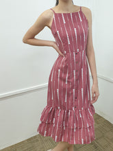 Button Down Ruffled Dress - Ferlicious