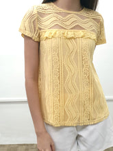 Lace Short Sleeve Blouse - Ferlicious
