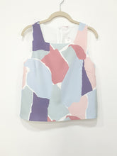 Blocks of Colours Top - Pink