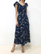 Floral Print Maxi - Navy (Non-returnable) - Ferlicious