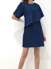 Ruffles Front Denim Dress (Non-returnable) - Ferlicious