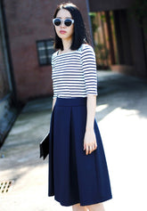 Midi Swing Skirt - Ferlicious