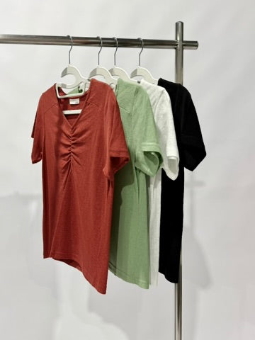 Ruched Front Top