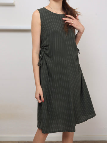 Drawstring Side Dress