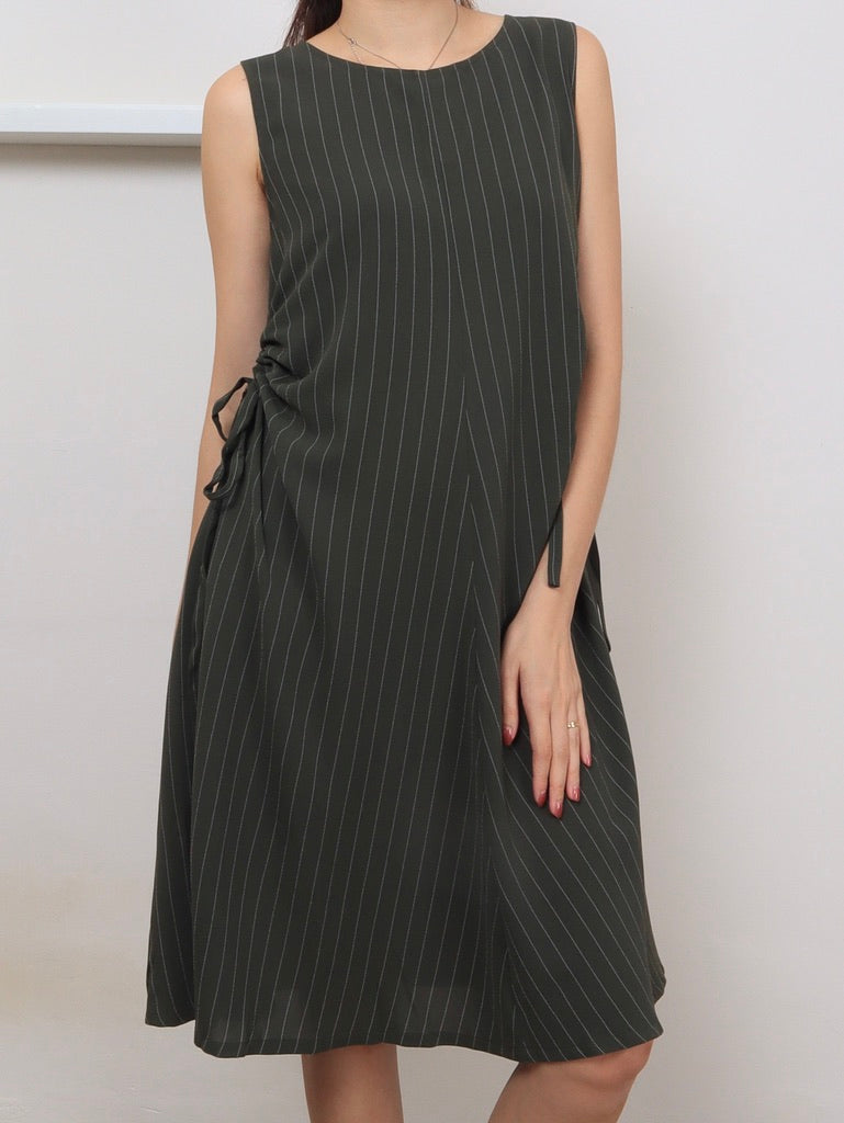 Drawstring Side Dress - Ferlicious