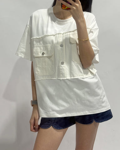 Boxy Denim Top