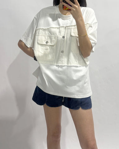 Boxy Denim Top