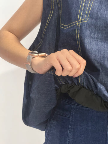 Denim Oversized Top