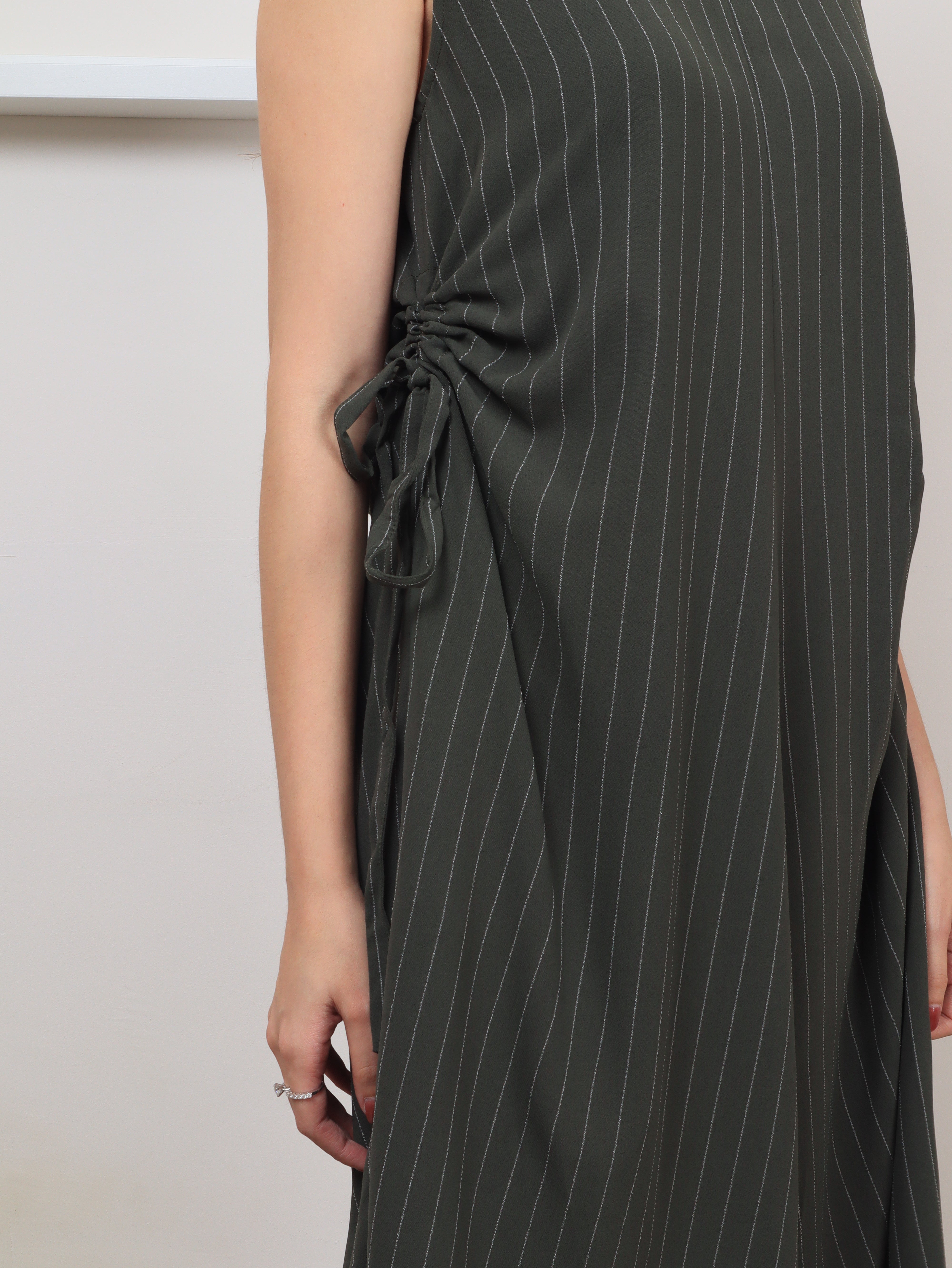 Drawstring Side Dress