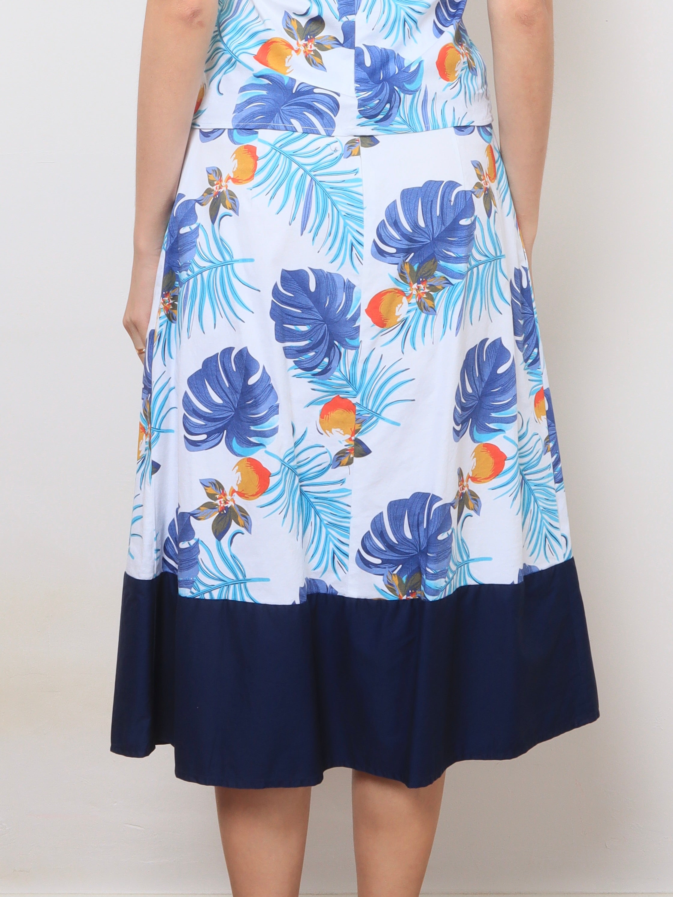 Tropical Print Skirt