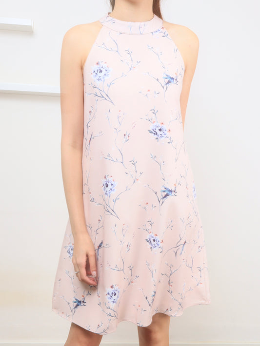 Back Tie Cut In Dress, women's dress - Ferlicious Singapore