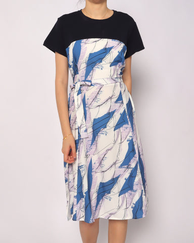Brushstroke T-Shirt Dress