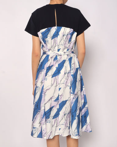 Brushstroke T-Shirt Dress
