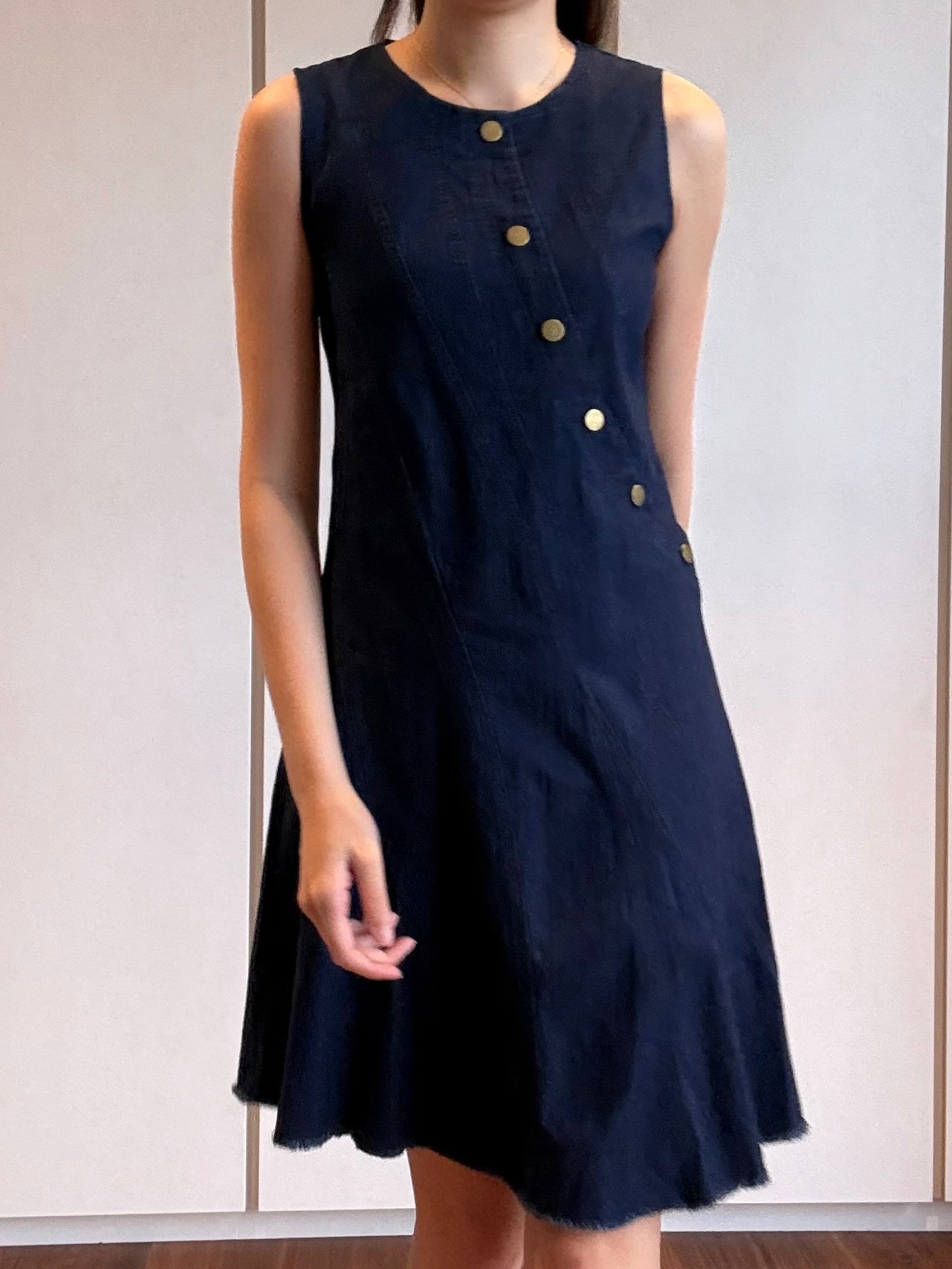 Button Denim Dress