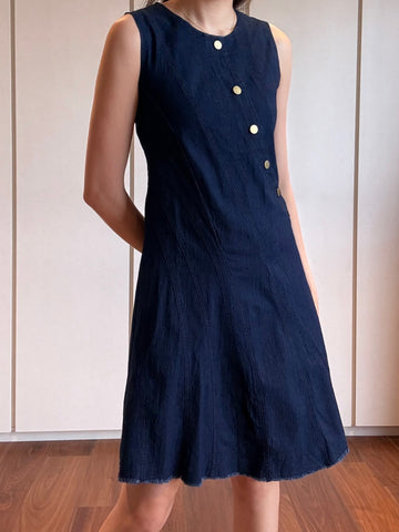 Button Denim Dress