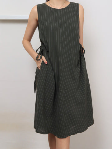 Drawstring Side Dress