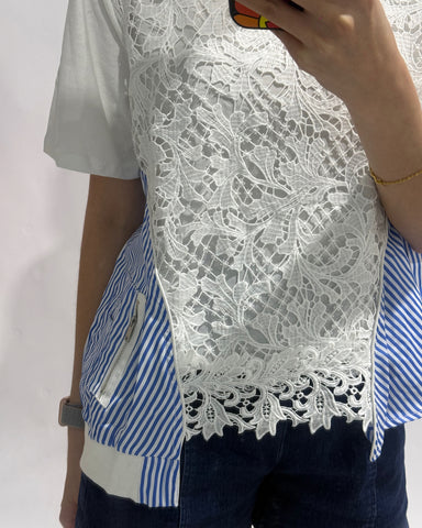 Crochet Stripes Top
