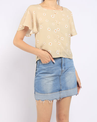Daisy Breeze Flutter Top