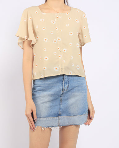 Daisy Breeze Flutter Top