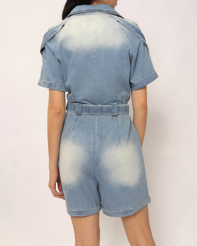 Denim Romper - Light