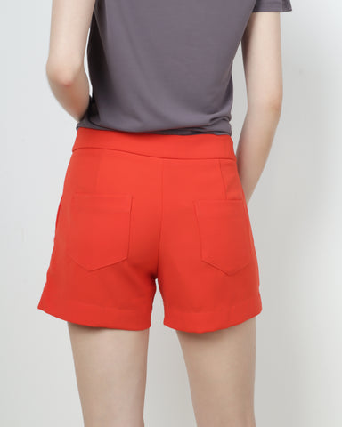 Embroidered Hem Shorts
