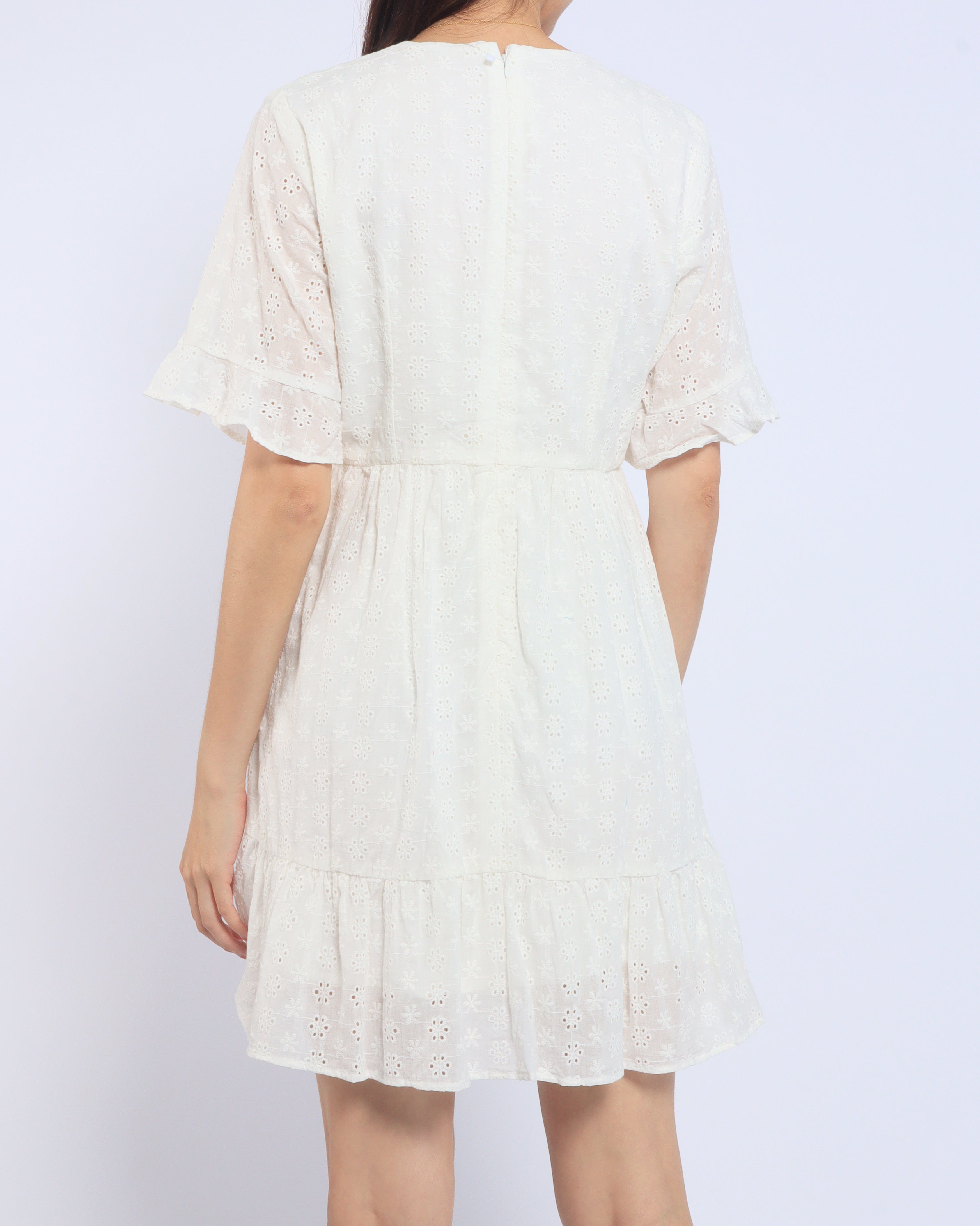 Eyelet Babydoll Dress