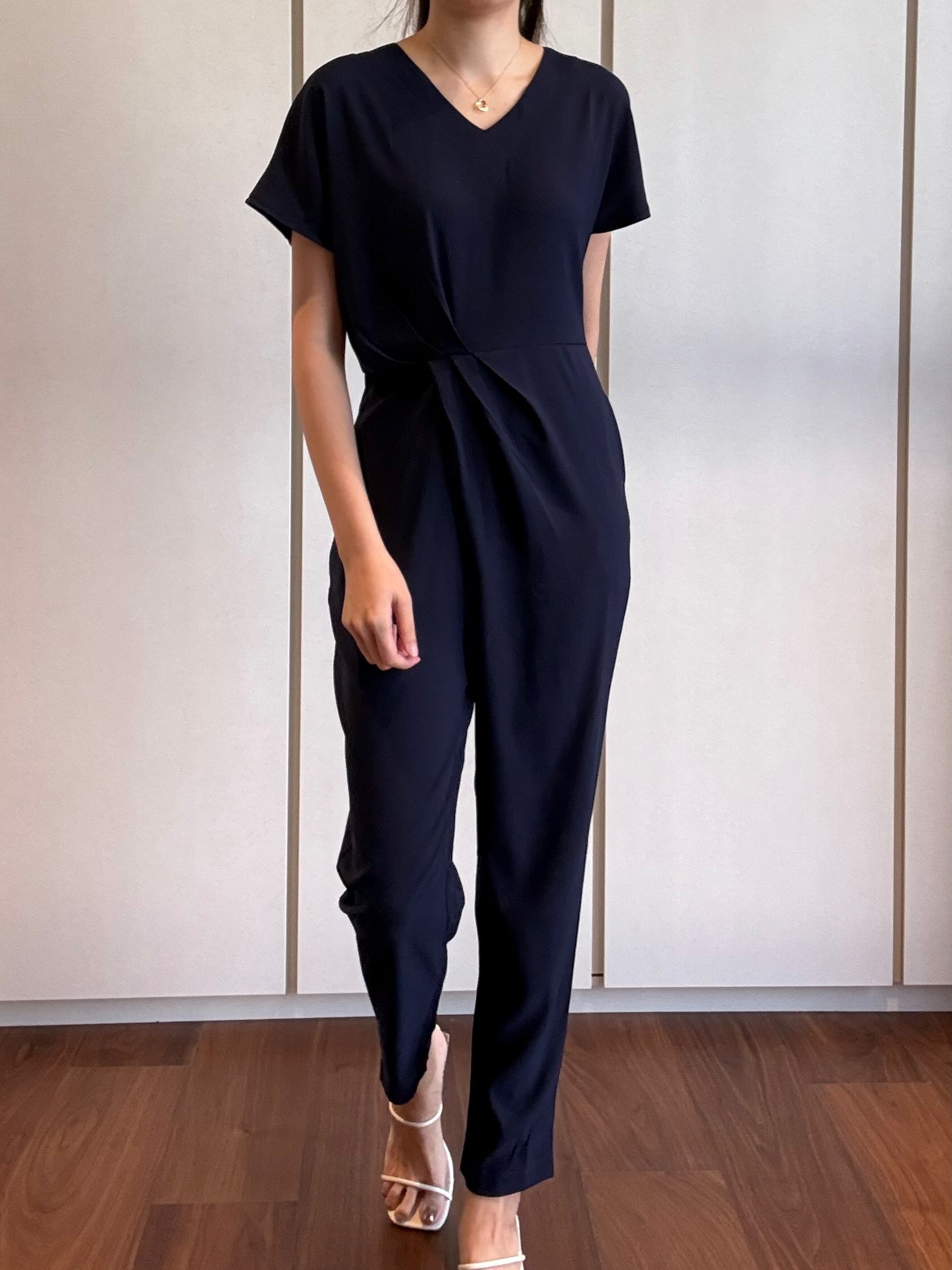 Faux Wrap Jumpsuit