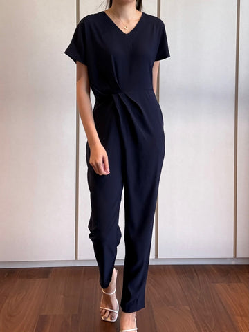 Faux Wrap Jumpsuit