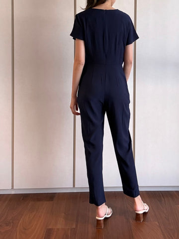 Faux Wrap Jumpsuit