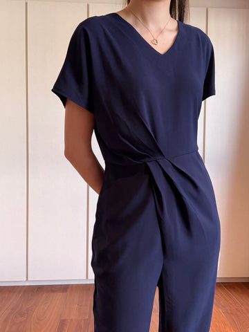 Faux Wrap Jumpsuit