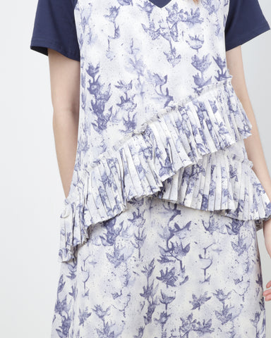 Folds Print Dress