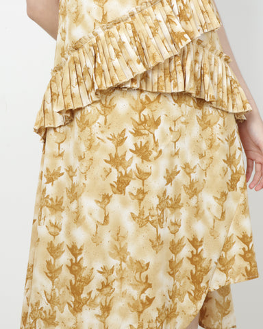 Folds Print Dress
