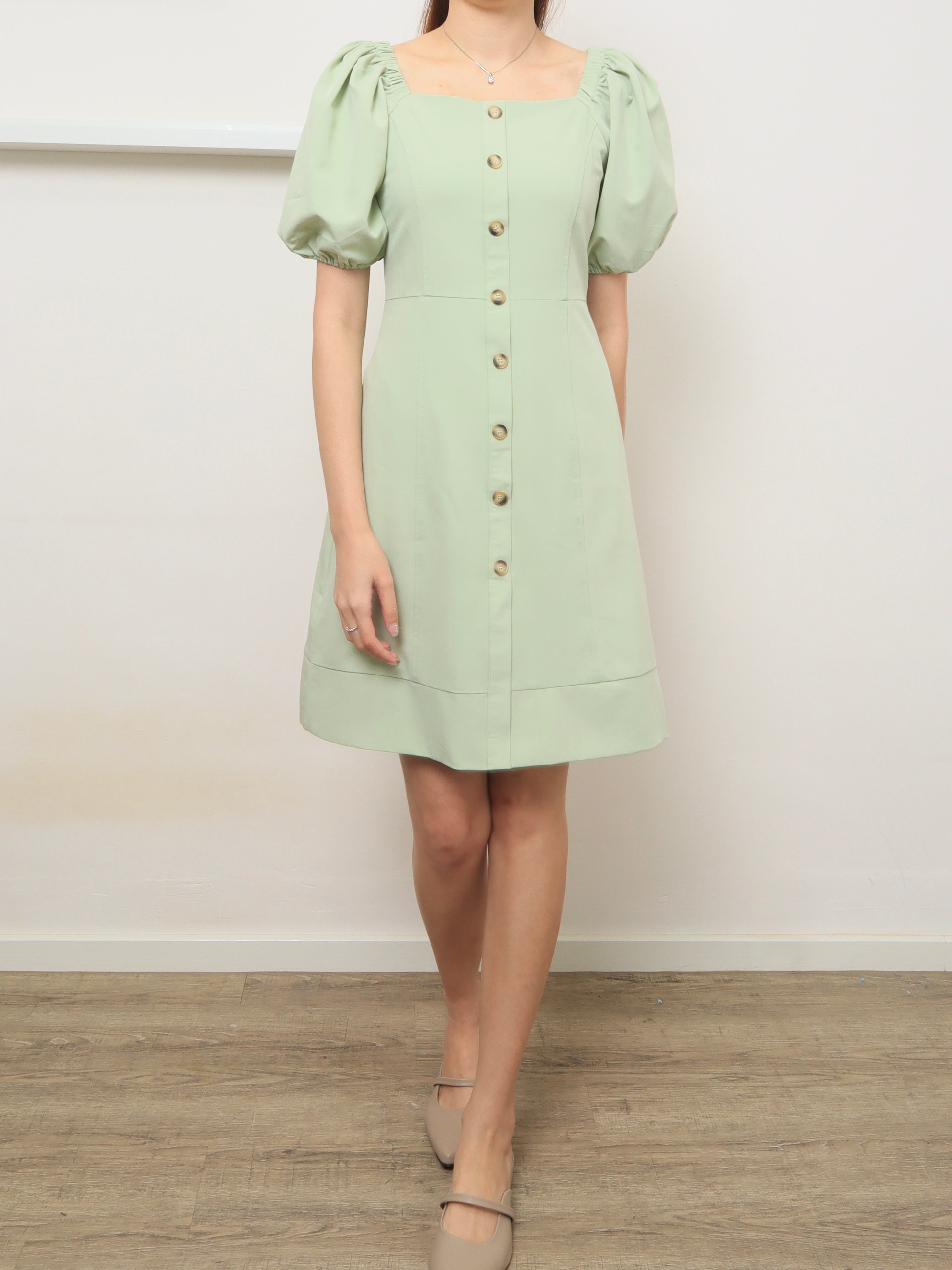 Forest Glow Dress - Green