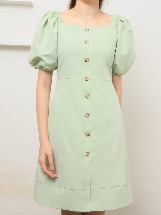 Forest Glow Dress - Green, women's dress - Ferlicious Singapore