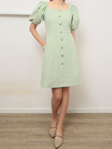 Forest Glow Dress - Green