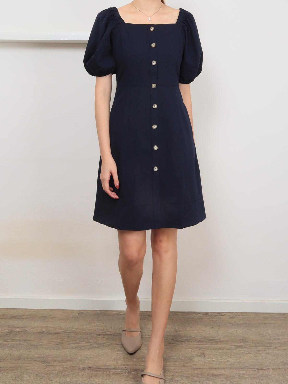 Forest Glow Dress - Navy