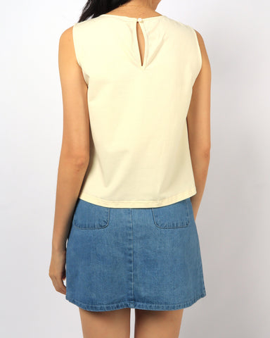 Frayed Stripe Top