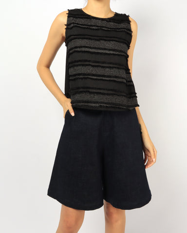 Frayed Stripe Top