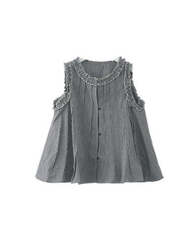 Frills Gingham Top