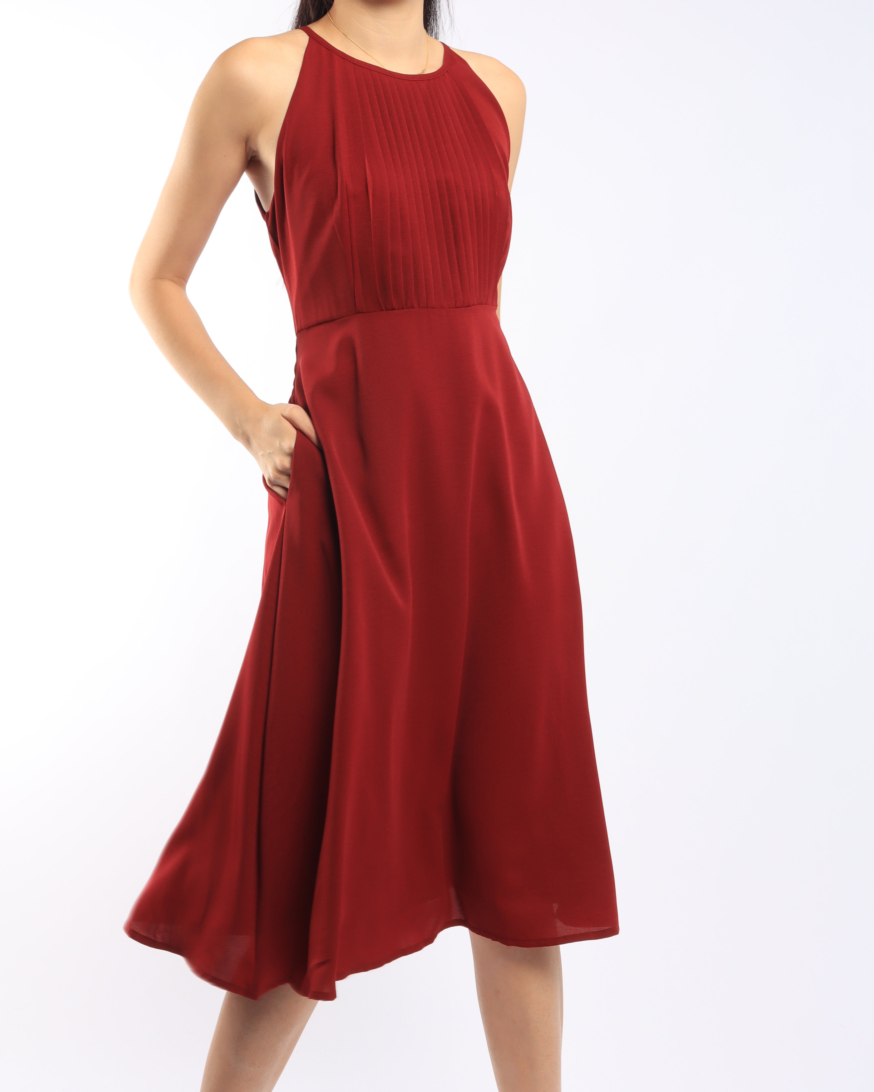 Front Folds Midi