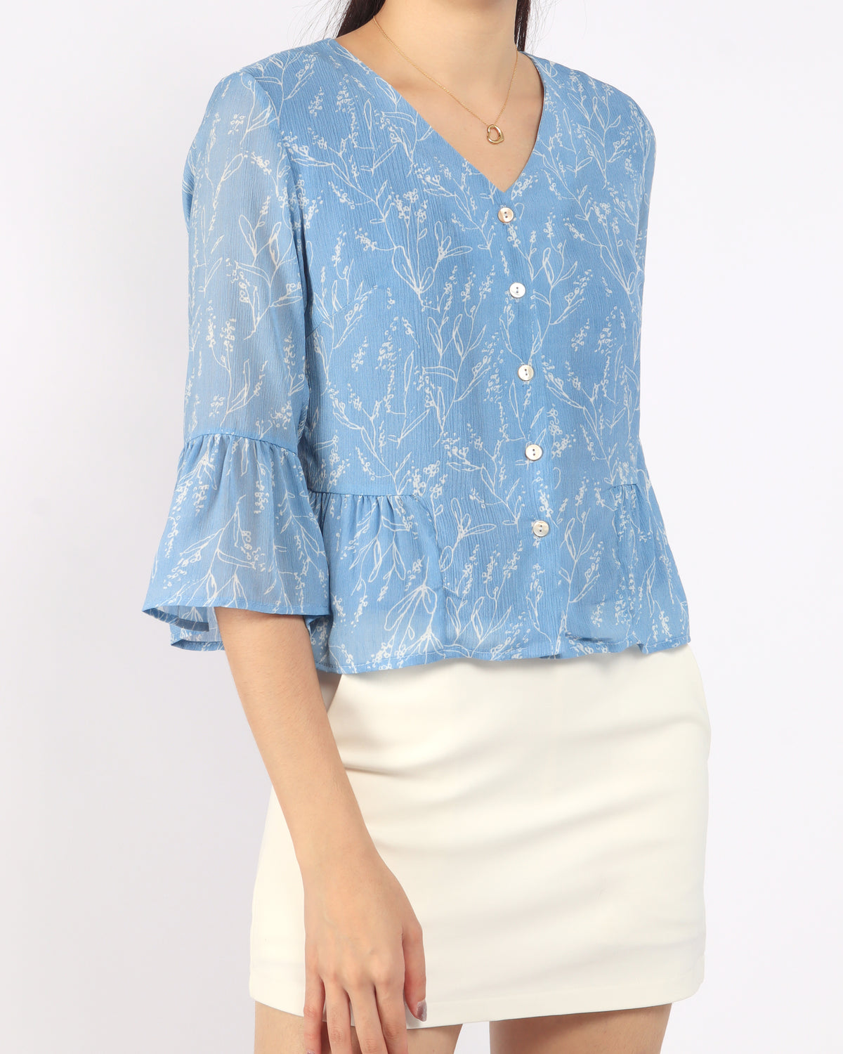 Grace Button Top